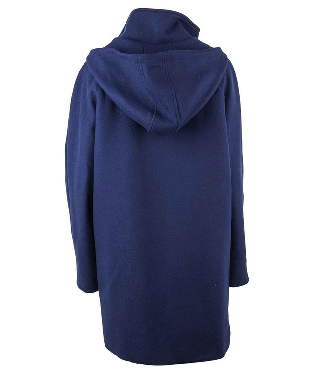 Love Moschino Blue Wool Women Coat