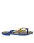 Dolce & Gabbana Blue Crystal Calf Leather Beachwear Shoes