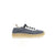 Cerruti 1881 Blue Calfskin Men Sneaker