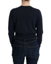 MARGHI LO' Blue Wool Blouse Sweater