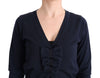 MARGHI LO' Blue Wool Blouse Sweater