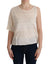 Costume National Beige Asymmetric Top Blouse