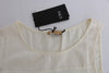 Costume National Beige Asymmetric Top Blouse