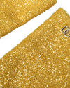 Dolce & Gabbana Gold Lurex Fantasia Mid Arm Length Gloves