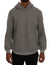 Daniele Alessandrini Gray Pullover Hodded Cotton Sweater