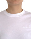 Balenciaga White Cotton Crew Neck Short Sleeves T-shirt