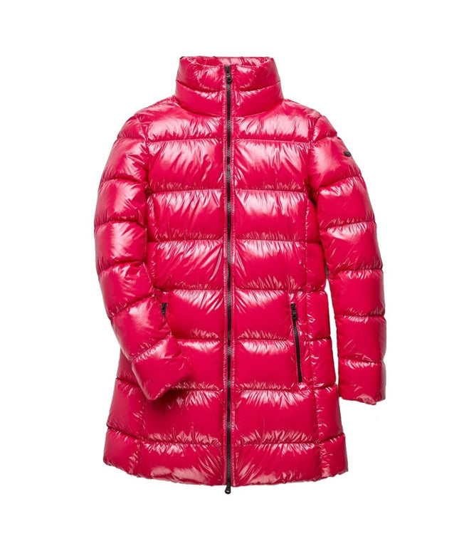 Refrigiwear Fuchsia Shimmer Long Down Jacket