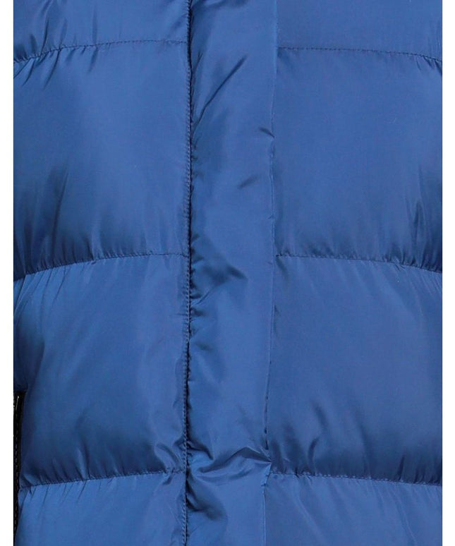 Love Moschino Chic Long Down Jacket with Logo Detail