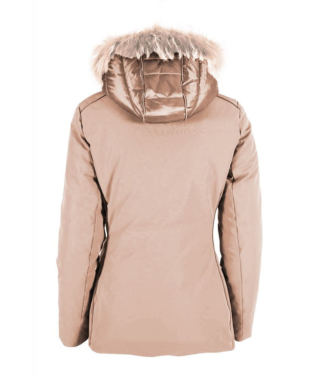 Yes Zee Beige Polyamide Women's Jacket