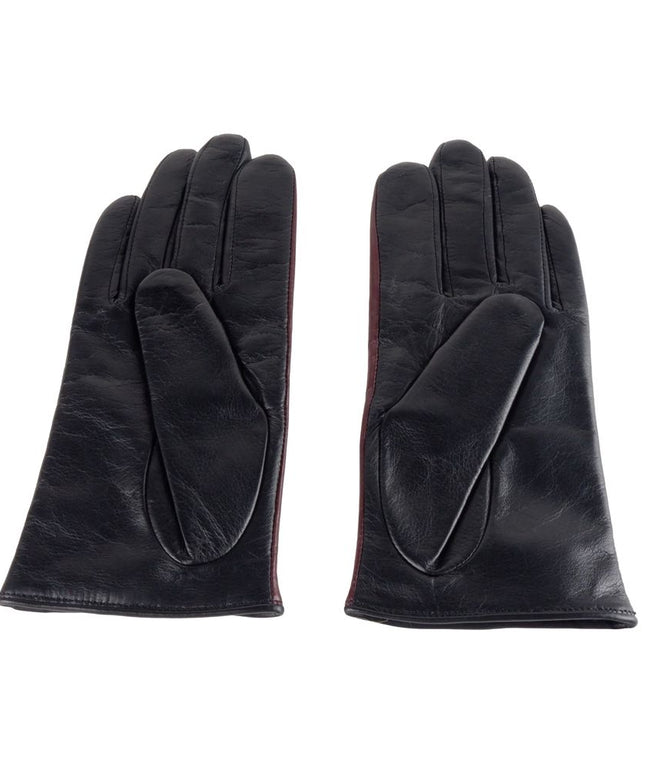 Cavalli Class Black Lambskin Women Glove