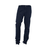 Made in Italy Blue Cotton Men's Trouser