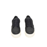 Cerruti 1881 Blue Cowhide Men Sneaker