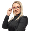 إطارات النظارات الطبية النسائية الحمراء من إميليو بوتشي