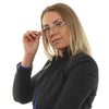 إطارات نظارات نسائية فضية من ماجي