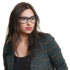 إطارات نظارات نسائية رمادية من تود's