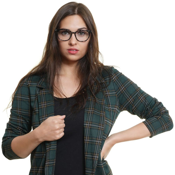 إطارات النظارات النسائية السوداء من تودز