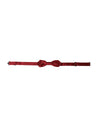 Dolce & Gabbana Red Silk Jacquard Adjustable Neck Men Bow Tie