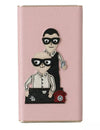 شاحن دولتشي آند غابانا USB جلد وردي #DGFAMILY باور بانك