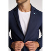 People Of Shibuya Blue Polyester Men's Lightweight Jacket