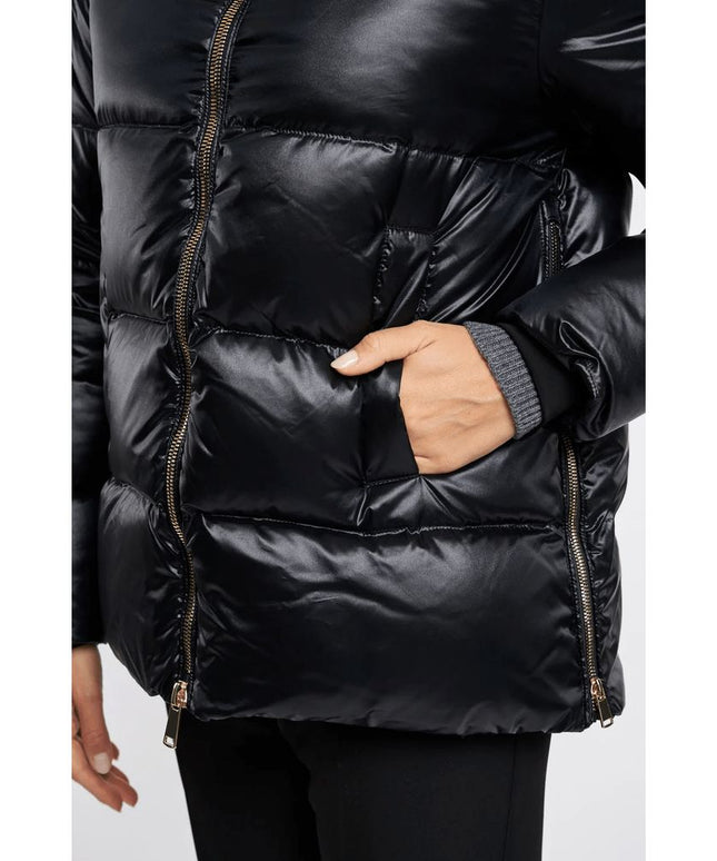 People Of Shibuya Black Polyester Jackets & Coat