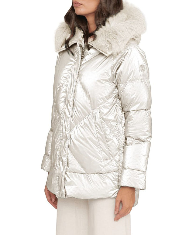 People Of Shibuya White Polyester Jackets & Coat