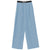 Comme Des Fuckdown Light Blue Polyester Women Palazzo Pants