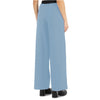 Comme Des Fuckdown Light Blue Polyester Women Palazzo Pants
