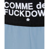 Comme Des Fuckdown Light Blue Polyester Women Palazzo Pants