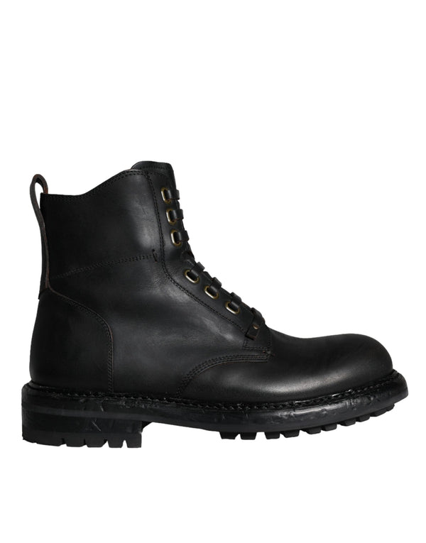 Dolce & Gabbana Leather Logo Outfito.ae