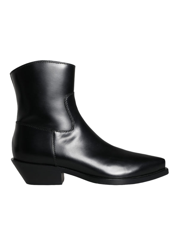 Dolce & Gabbana Leather Logo Outfito.ae