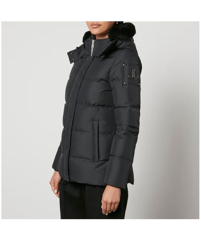 Moose Knuckles Black Polyester Jacket & Coat