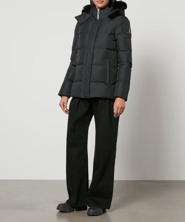 Moose Knuckles Black Polyester Jacket & Coat