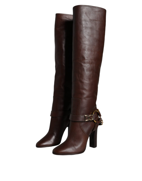 Dolce & Gabbana Leather Logo Outfito.ae