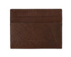 Billionaire Italian Couture Brown Leather Cardholder Wallet