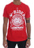 Frankie Morello Red Cotton RIDERS Crewneck T-Shirt