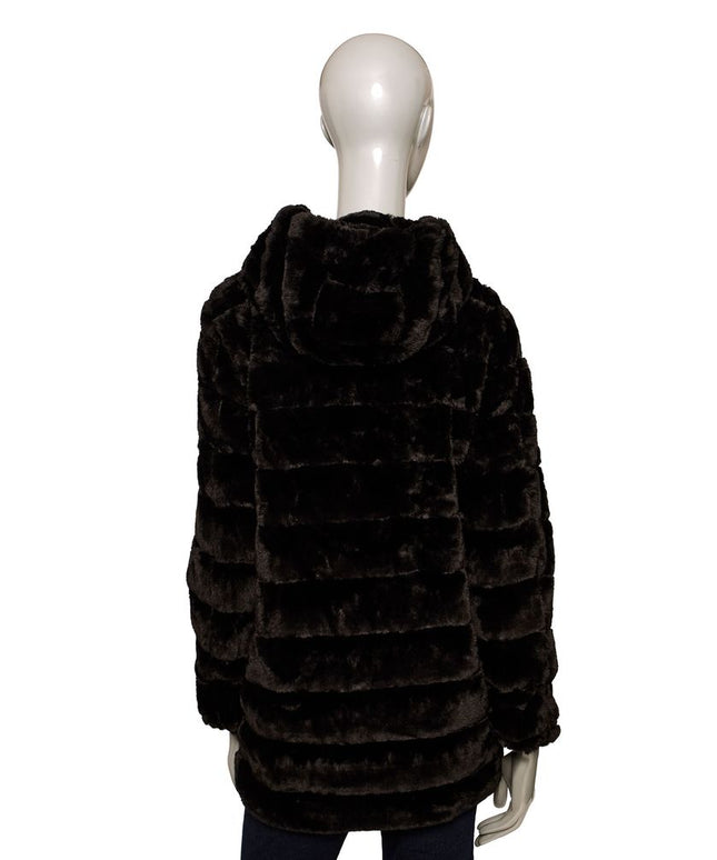 Baldinini Trend Black Polyester Women's Coat