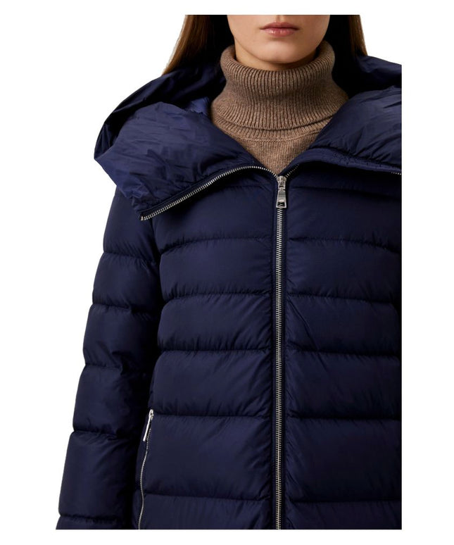Add Blue Nylon Women Jacket