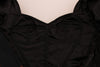 Dolce & Gabbana Black Brown Floral Brocade A-Line Dress