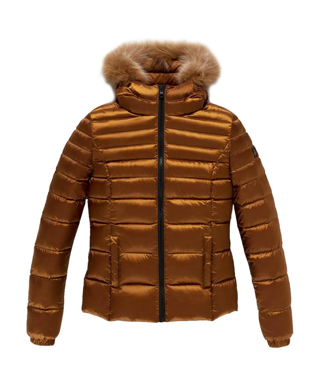 Refrigiwear Orange Nylon Women Jacket