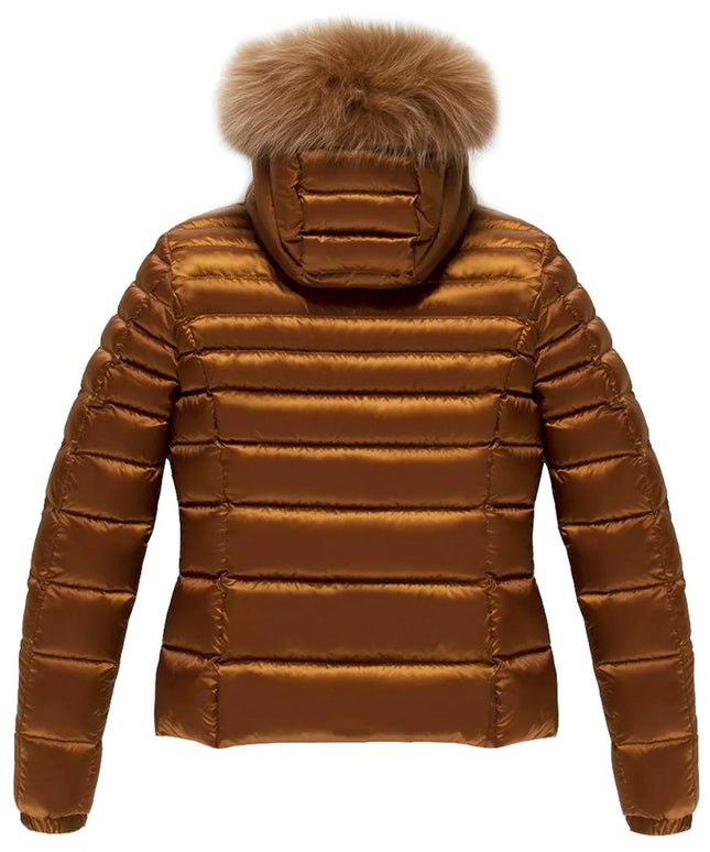 Refrigiwear Orange Nylon Women Jacket
