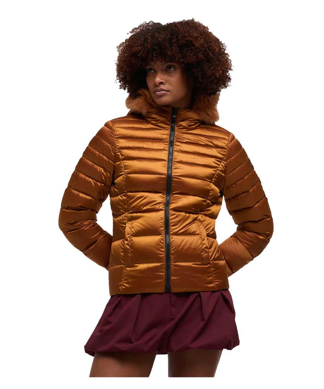 Refrigiwear Orange Nylon Women Jacket