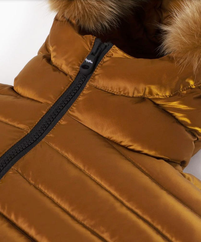 Refrigiwear Orange Nylon Women Jacket