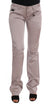 Costume National Beige Cotton Slim Fit Jeans