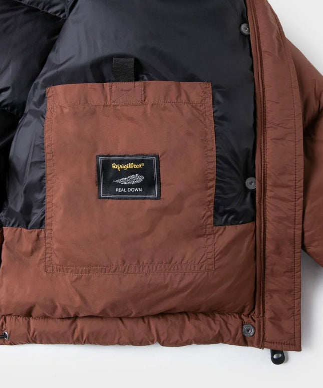 Refrigiwear Brown Polyester Jackets & Coat