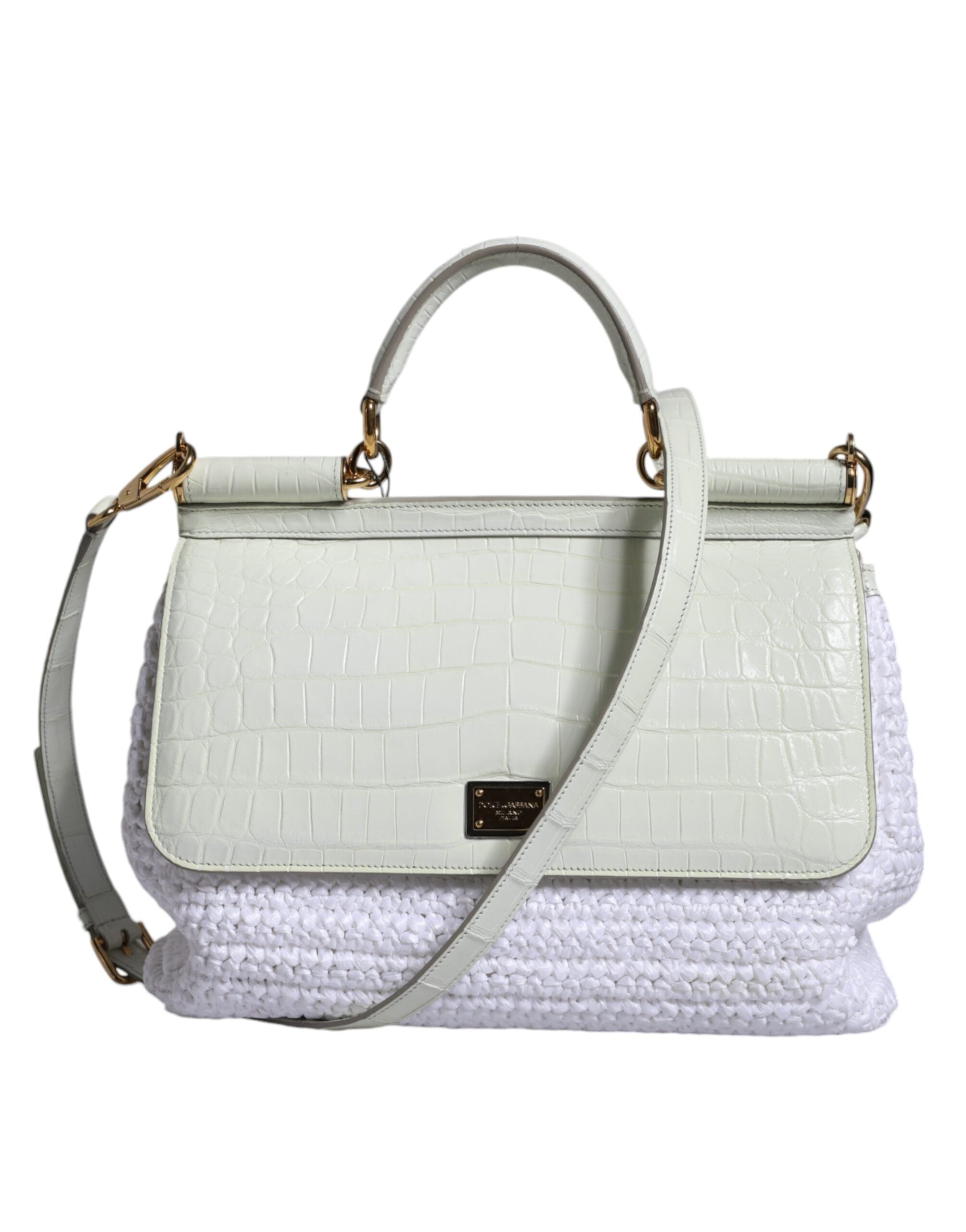 Dolce & Gabbana Leather Logo Outfito.ae