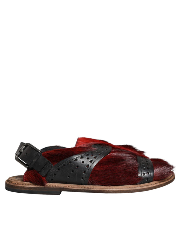 Dolce & Gabbana Leather Logo Outfito.ae