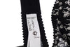 Dolce & Gabbana Black Silk White Lace Stretch Underwear Bra