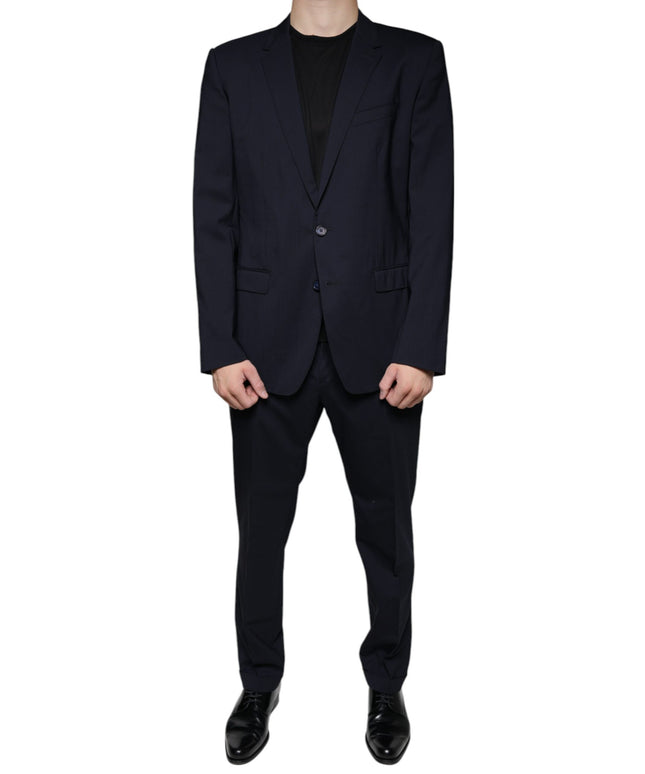 Dolce & Gabbana Dark Blue Formal Tuxedo 2 Piece Suit