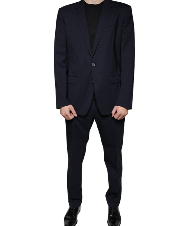 Dolce & Gabbana Dark Blue Formal Tuxedo 2 Piece Suit