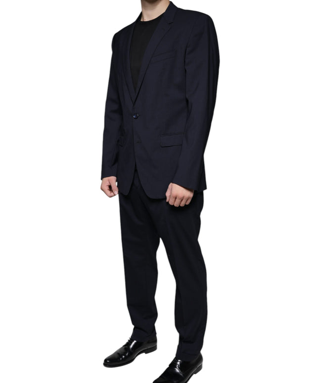 Dolce & Gabbana Dark Blue Formal Tuxedo 2 Piece Suit
